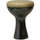 Finger Ceramic Doumbek, Black