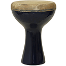 Finger Ceramic Doumbek, Cobalt Blue