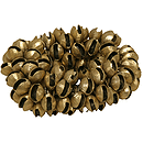 Clam Bells, Brass, Plain, 100 Count