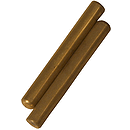 Dulcimer Stand Brass Stop