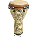 Remo Djembe, Key, 12" X 24", Fossil