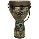 Remo Djembe, Key, 14" x 25", Green Kinte