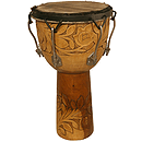 Djembe, 12"x22", Rosewood, Bolt Tuned