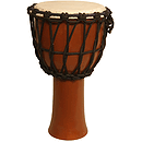Djembe, Small, 9", Mango, Terra Cotta