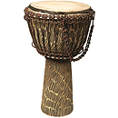Djembe, 12"x22", Hand Hewn