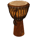 Djembe, 10" X 20", Vine