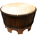 Drum Accent Table, 28"