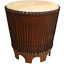 Drum End Table, 24" With Beater