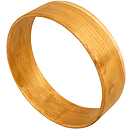 Frame Drum Shell, 12", Headless