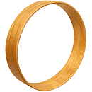 Frame Drum Shell, 14", Headless