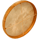 Frame Drum, 22", Interior Tuning