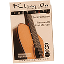 Kling-On Fret Dots, Semi-Permanent, 8 Pc