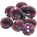 Gem Stones, Synthetic Amethyst 10pcs