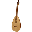 Lute-Guitar, 6 String, Rosewood, Gears