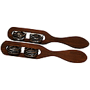Hand Jingles, Hatheli, Wooden Slim, Pair
