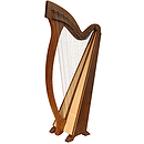 Meghan Harp TM, 36 Strings, Natural
