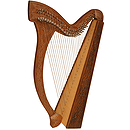 Minstrel Harp TM, 29 Strings, Knotwork