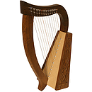 Baby Harp TM, 12 Strings, Knotwork