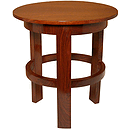 Harp Table, Small, 15"x15 1/2"