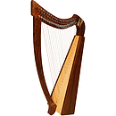 Heather Harp TM, 22 Strings, Natural