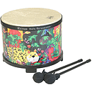 Remo Floor Tom, 10" X 7.5" Rain Forest