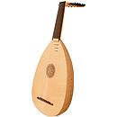 Descant Lute, 7-Course, Lacewood