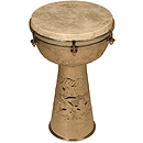 Metal Doumbek, Jingles, 8", Fiberskyn
