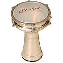 Aluminum Doumbek, Zebra, 22cm, Jingles