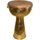 Brass Doumbek, 12"x20", Skyndeep