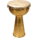 Brass Doumbek, 12"x20", Fiberskyn