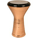 Copper Hammered Doumbek, Synthetic Head