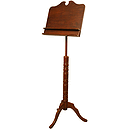 Music Stand, Boston, Double Shelf