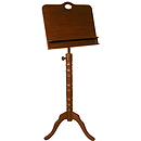Music Stand, Colonial, Double Tray