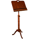 Music Stand, Colonial, Double Shelf