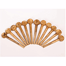 Oud Pegs, Olive Wood, Set of 12
