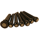 Bridge & End Pins (6+1), Ebony, Pearl