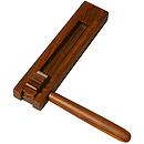 Wooden Ratchet, Single, Long