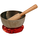 Singing Bowl, Black, 5 1/4"