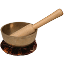 Singing Bowl, Bronze, 4 1/2"