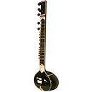 Sitar, Standard, Single Toomba, Black