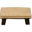 Sitar Main Bridge, Pre-Cut 6 Grooves
