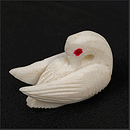 Swan, Bone, 2 Pack