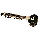 Sitar, Flat Wooden Toomba, Electric
