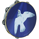 Remo Tambourine, 10", Religious Dove