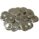 Steel Tambourine Jingles, 100 Count