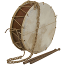 EMS Tabor Drum, 12", With Sticks