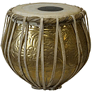 Tabla, Brass Embossed, Bayan Only