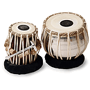 Tabla Set, Copper, Nickel Plated, Heavy