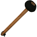 Gong Beater, 45 cm, Black