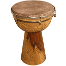 Rosewood Doumbek, 10", Skyndeep Head